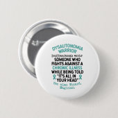 Definitie Dysautonomia Warrior Ronde Button 5,7 Cm (Voorkant /achterkant)