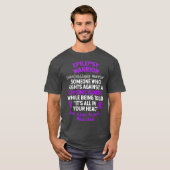 Definitie Epilepsy Warrior Epilepsy Bewustheid T-shirt (Voorkant volledig)