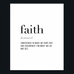 Definitie Faith Poster<br><div class="desc">Definitie Faith</div>
