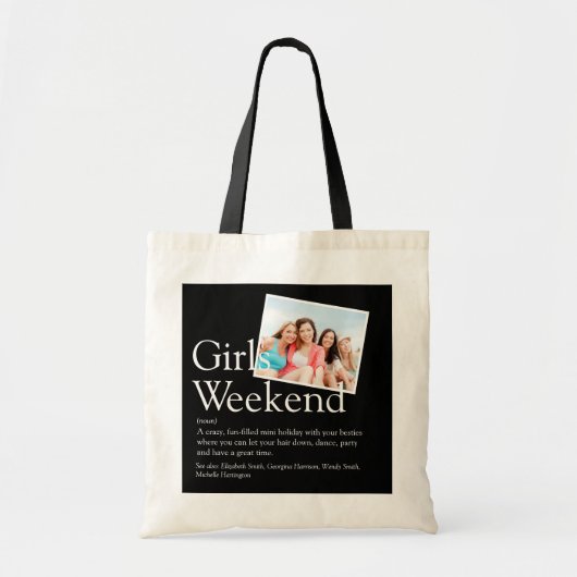 Definitie Foto Meisjesweekend Modern Tote Bag (Voorkant)
