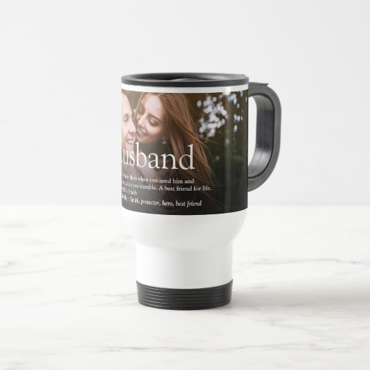 Definitie Foto van de Beste Echtgenoot Ooit Reisbeker (Voorkant rechts)
