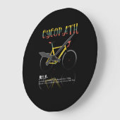 Definitie Funny Cycling Addict Gift for Grote Klok (Hoek)