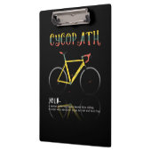 Definitie Funny Cycling Addict Gift for Klembord (Links)