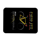 Definitie Funny Cycling Addict Gift for Magneet (Horizontaal)