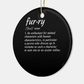 Definitie Furry Fandom Furry Design Cosplay Keramisch Ornament (Links)