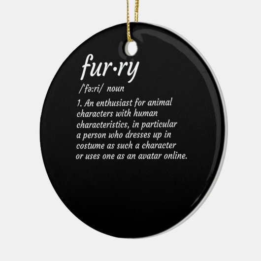 Definitie Furry Fandom Furry Design Cosplay Keramisch Ornament (Links)