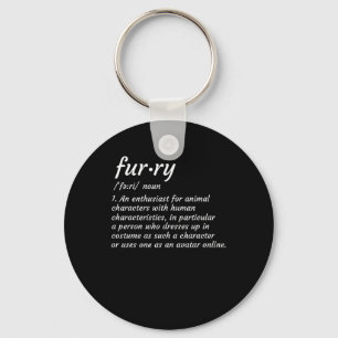 Definitie Furry Fandom Furry Design Cosplay Sleutelhanger