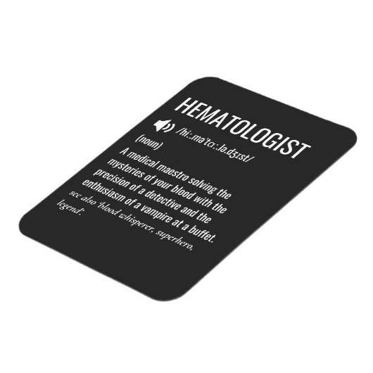 Definitie hematoloog magneet (Linkerzijde)