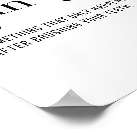 Definitie Hongarije Poster (Hoek)