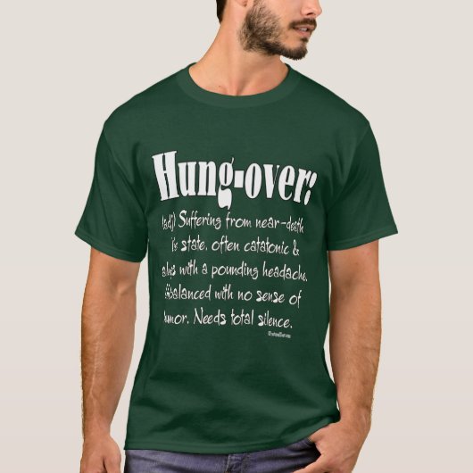 Definitie Hung-over T-shirt (Voorkant)
