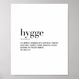 Definitie Hygge Poster