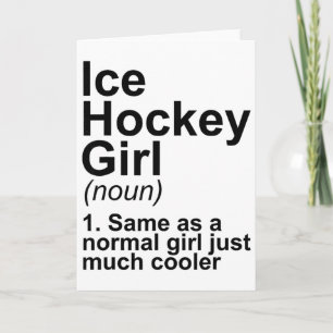 Definitie IJshockeymeisje Kaart
