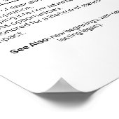 Definitie in ruste poster (Hoek)