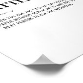 Definitie Karma Poster (Hoek)