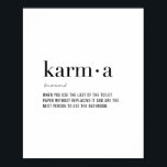 Definitie Karma Poster<br><div class="desc">Definitie Karma</div>