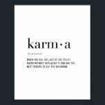 Definitie Karma Poster<br><div class="desc">Definitie Karma</div>