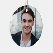 Definitie Kerstfoto Werelds Beste Egenaar Keramisch Ornament (Rechts)