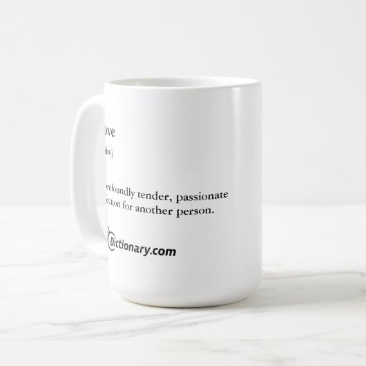 Definitie koffie-Mok Koffiemok (Voorkant links)