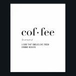 Definitie Koffie Poster<br><div class="desc">Definitie Koffie</div>