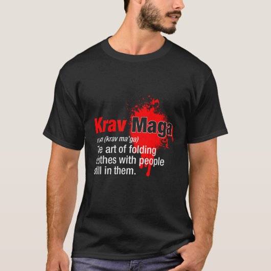 Definitie Krav Maga T-Shirt (Voorkant)