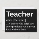 Definitie Leraar Kaart (Voorkant)