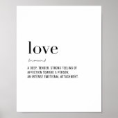 Definitie Love Poster (Voorkant)