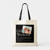 Definitie Meisjesweekend Foto Modern Tote Bag (Achterkant)