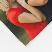 Definitie Moeder Familie Fotocollage Roze Fleece Deken (Hoek)