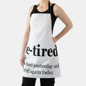 Definitie na pensionering Funny Retirement Exausun Schort (Insitu)