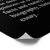 Definitie niet-actief poster (Hoek)