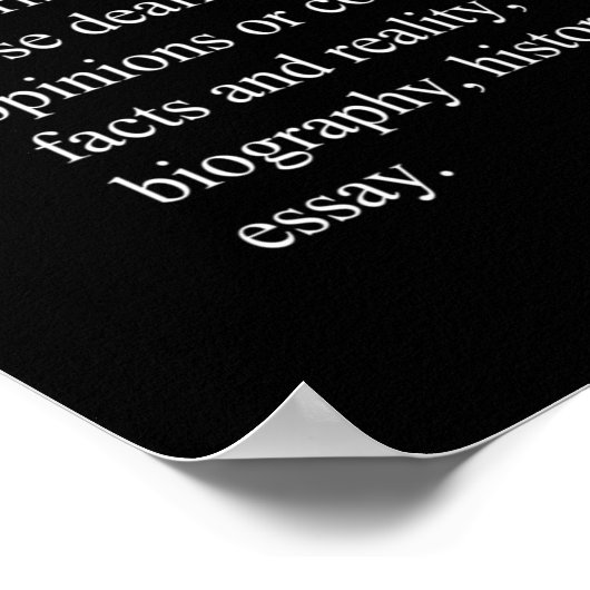 Definitie niet-actief poster (Hoek)