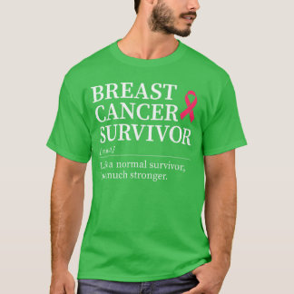 Definitie overlevende borstkanker Roze lint T-shirt