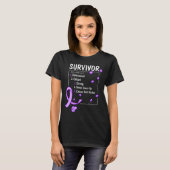 Definitie overlevende pancreaskanker t-shirt (Voorkant volledig)