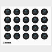 Definitie Papi Funny Grandpa Dad Fathers Day Chri Ronde Sticker (Vel)