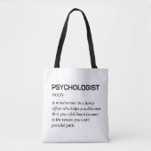 Definitie psycholoog tote bag (Voorkant)