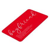 Definitie script liefde hart rode vriend magneet (Linkerzijde)