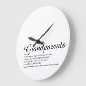 Definitie-script voor grootouders grote klok (Hoek)