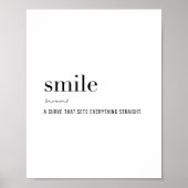Definitie Smile Poster (Voorkant)