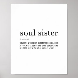 Definitie Soul Sister Poster