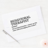 Definitie Sticker - Gedragstherapeut Humor (Envelop)