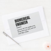 Definitie-Sticker van medisch-apparaattechnicus Rechthoekige Sticker (Envelop)
