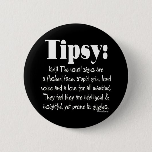 Definitie Tipsy BW Ronde Button 5,7 Cm (Voorkant)