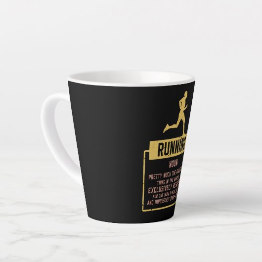 Definitie uitvoeren latte mok (Linkerhoek)