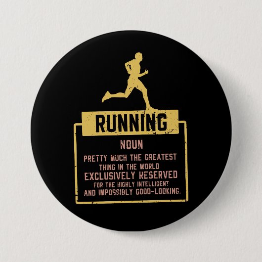 Definitie uitvoeren ronde button 7,6 cm (Voorkant)