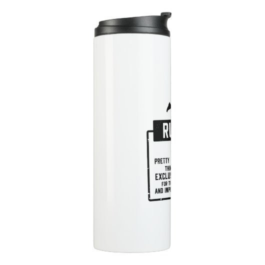 Definitie uitvoeren thermosbeker (Gedraaid links)