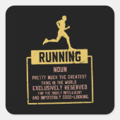 Definitie uitvoeren vierkante sticker (Voorkant)