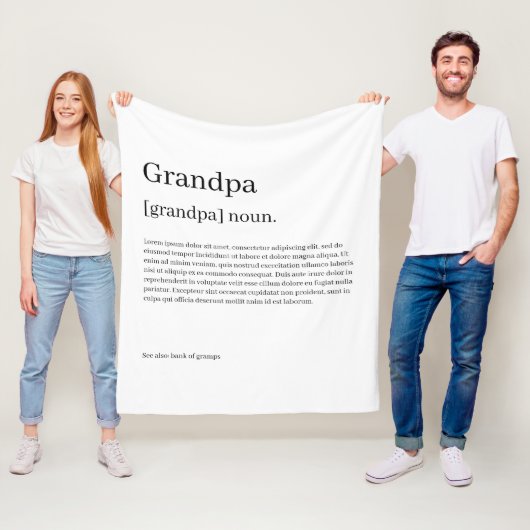 Definitie uw eigen, persoonlijk gepersonaliseerde  fleece deken (In situ)