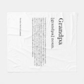 Definitie uw eigen, persoonlijk gepersonaliseerde  fleece deken (Voorkant (Horizontaal))