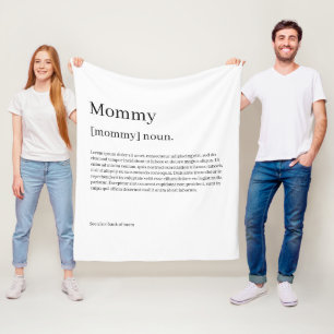 Definitie uw eigen, persoonlijk gepersonaliseerde  fleece deken