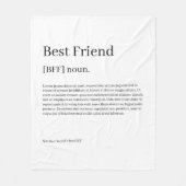 Definitie uw eigen, persoonlijk gepersonaliseerde  fleece deken (Voorkant)